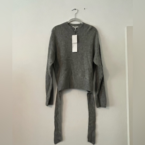 WAYF Milo Tie Sweater - Picture 3 of 8